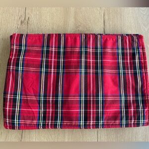 5 pieces Red Plaid Fabric table placemats